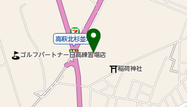 ラカータ日高店の地図画像