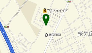 スカイプラザ大井店の地図画像
