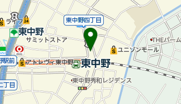 BIGディッパー東中野店の地図画像