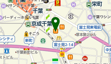 ピーアーク千葉駅前の地図画像