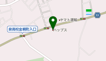 ハップス千城台店の地図画像