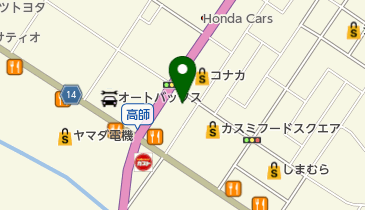 ヒノマル茂原店の地図画像