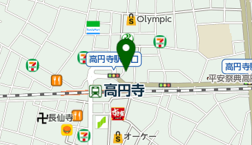 メッセ高円寺の地図画像