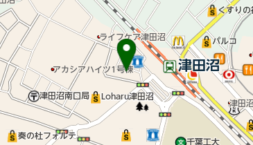 VZONE津田沼店の地図画像