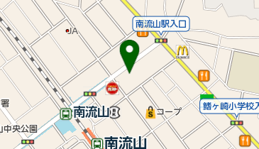 やすだ南流山店の地図画像