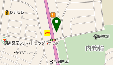 日の丸八重原店の地図画像