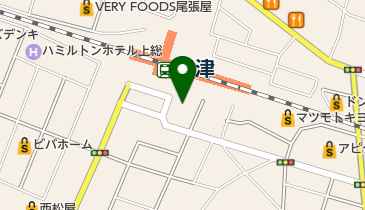 日の丸君津駅前店の地図画像
