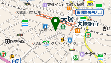 サンドラ大塚店の地図画像
