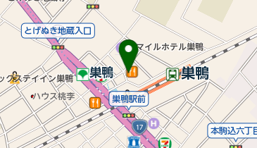 巣鴨会館の地図画像