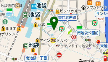 楽園池袋店の地図画像