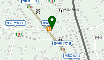 SKIP六角橋店の地図画像