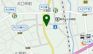 パチンコ永楽の地図画像