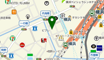 横浜ポパイの地図画像