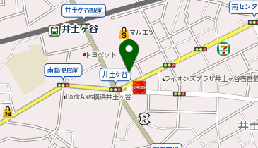 ドキわくランド井土ヶ谷店の地図画像