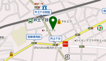 ビッグパンドラ井土ヶ谷店本館の地図画像