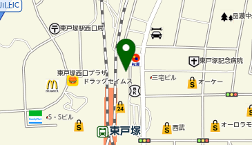 ガイア東戸塚店の地図画像