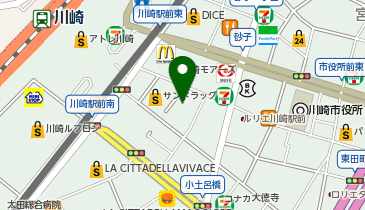 PIA川崎銀柳の地図画像