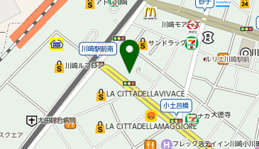 楽園 One Wien川崎店の地図画像