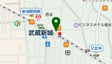 ピーアーク新城マックスパチンコの地図画像