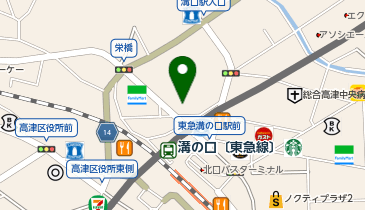 エスパス日拓溝の口駅前新館の地図画像