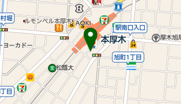 ジリオン厚木店の地図画像
