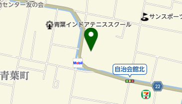 やすみ時間甲府青葉店の地図画像