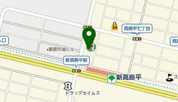ゴールデンベル新高島平駅前店の地図画像