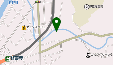 レインボー修善寺本店の地図画像