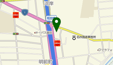 ラッキープラザ堀田店の地図画像