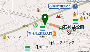 ミリオン石神井公園店 パチンコ館の地図画像