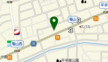 タイホウ篭山店の地図画像