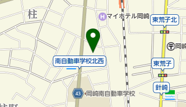 ベガビック岡崎店の地図画像