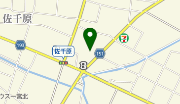 スター一宮店の地図画像