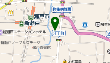 ベガビック瀬戸店の地図画像