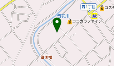 オーギヤGOの地図画像