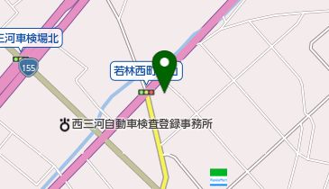 Zing若林店の地図画像