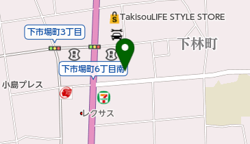 ZENT下市場店の地図画像