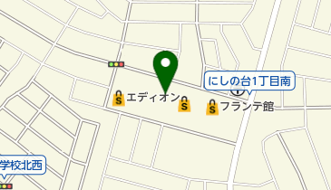 プレイランドキャッスル知多にしの台店の地図画像