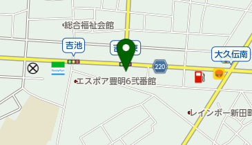 有楽新田店の地図画像