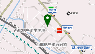 大統領 西枇店の地図画像