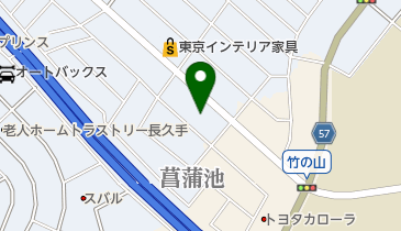 ZENT長久手店の地図画像