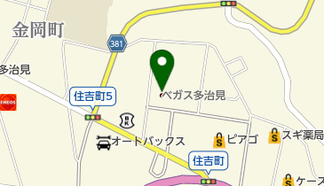 ベガビック1050多治見店の地図画像