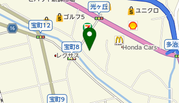 ガルフ光ケ丘店の地図画像