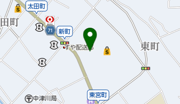 ネクスト中津川店の地図画像