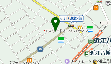 ファルコン近江八幡1番館の地図画像