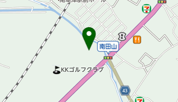 ドラゴン草津店の地図画像