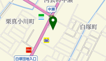 ウイング津店の地図画像