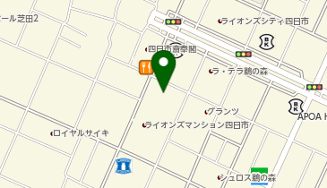 ホームラン四日市駅西店の地図画像