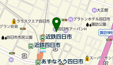 キング観光サウザンド近鉄四日市店の地図画像