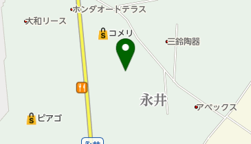 ホームラン菰野店の地図画像